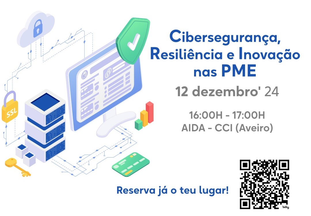 Banner Cibersegurança, Resiliência e Inovação nas PME